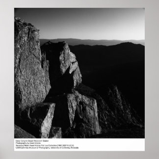 Deep Canyon Desert Research Station av Ansel Adams Poster