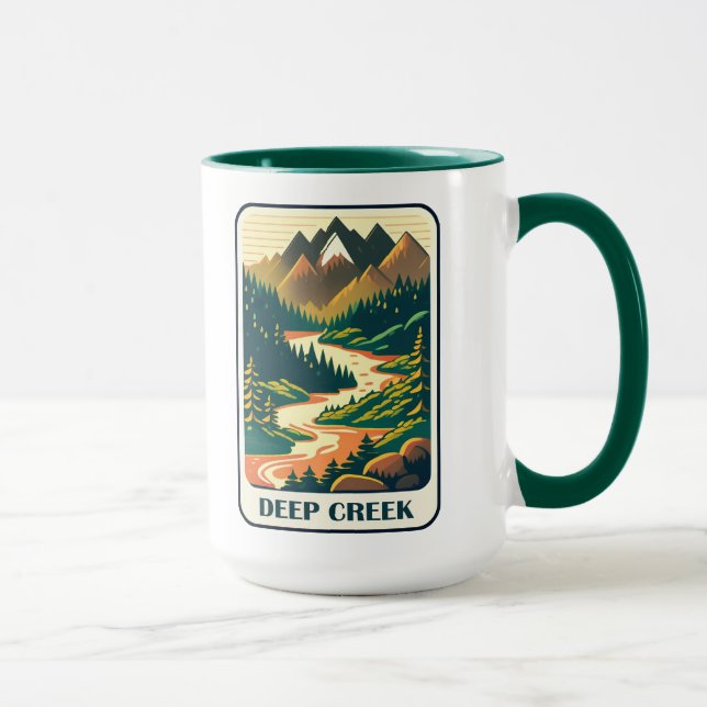 Deep Creek Idaho Färger Mugg (Höger)