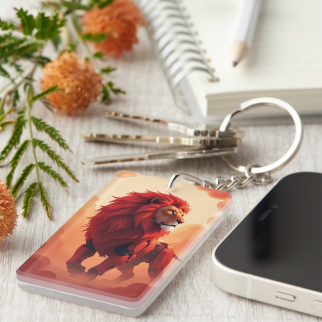 Deep Crimson Glow – The Lion of Burning Destiny.   (Högra Framsidan)