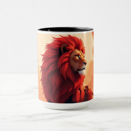 Deep Crimson Glow – The Lion of Burning Destiny.   Mugg