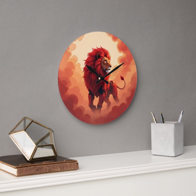 Deep Crimson Glow – The Lion of Burning Destiny.   Stor Klocka (Kontor)