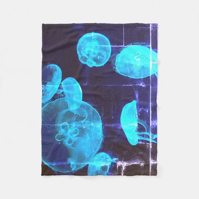 Deep Dive Buddha Idag #2 Mysiga oceanen Fleecefilt (Framsidan)