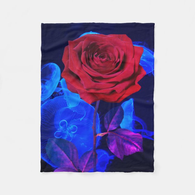 Deep Dive Buddha Idag #6 Mysiga oceanen Fleecefilt (Framsidan)