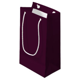 Deep Eggplant-Färgad Gift Bag - Small, Glossy