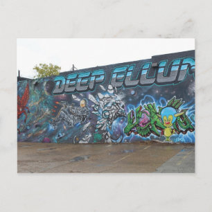 Deep Ellum Graffiti Artwork # 4 Vykort
