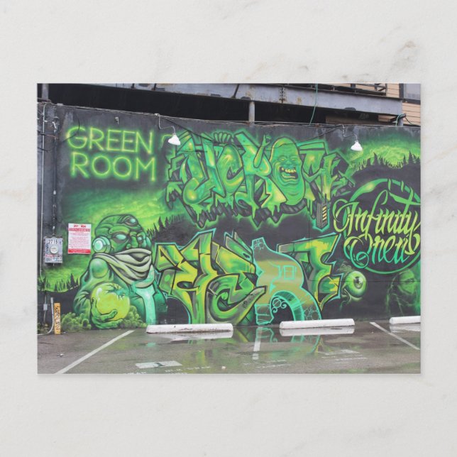 Deep Ellum Graffiti Artwork nr 54 Vykort (Framsida)