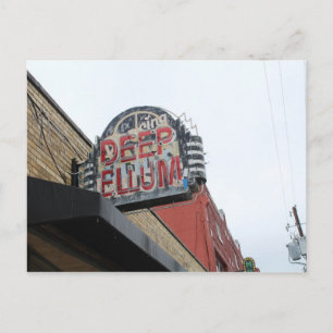Deep Ellum Sign Vykort