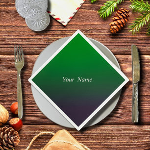 Deep Emeral gradient Pappersservett