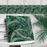 Deep Emerald and Pearl Mosaic Löv Art<br><div class="desc">Deep Emerald and Pearl Mosaic Löv Art</div>