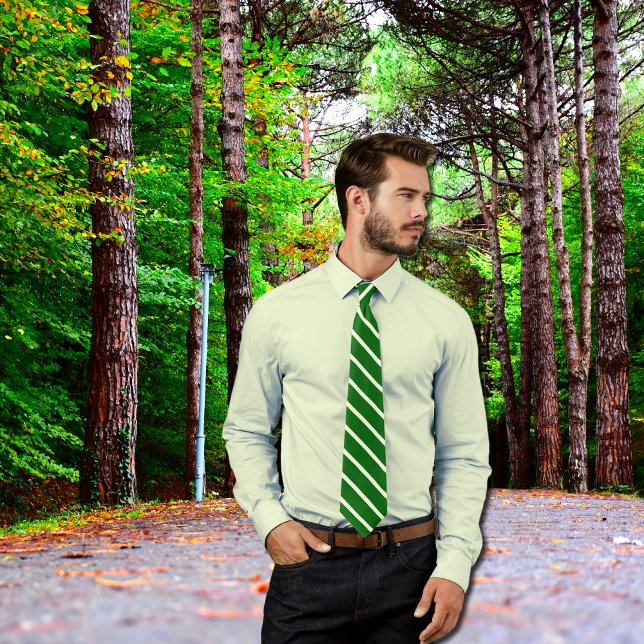 Deep Emerald&Ivory - diagonal rand Slips (Skapare uppladdad)