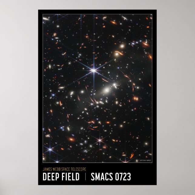 Deep Fält Galaxies Poster (Framsidan)