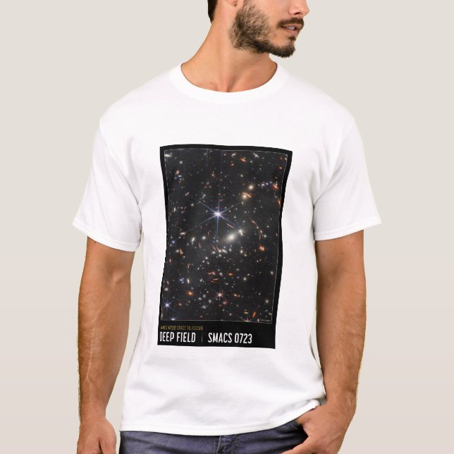 Deep Fält Galaxies T Shirt (Framsida)