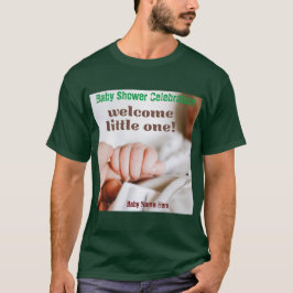 Deep Forest Anpassningsbar Baby Shower Firande T Shirt