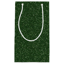Deep Forest Grönt Gnistra Glitter Gift Bag