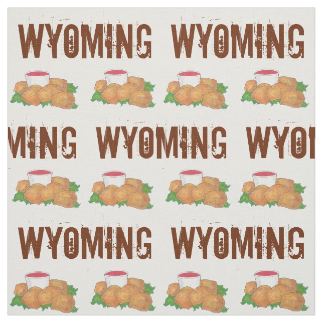 Deep Fried Rocky Mountain Prairie Oysters Wyoming Tyg (Provkarta)