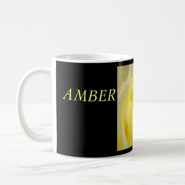 Deep Gul ros Kaffemugg (Vänster)