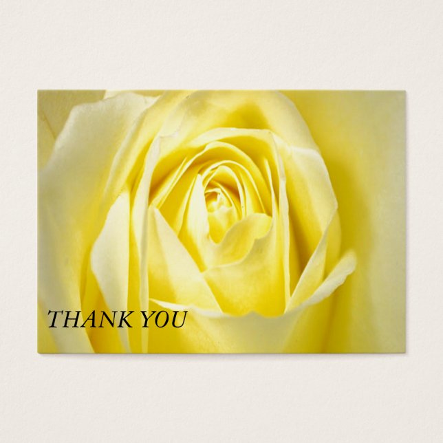 Deep Gul ros Visitkort (Framsidan)