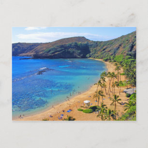 Deep Hanauma Bay, Honolulu, Oahu Vykort