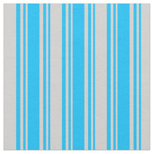 Deep Himlar Blue & Light Grått Stripe/Linjerad Mön Tyg