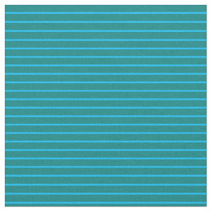 Deep Himlar Blue & Teal Färgad Rand Tyg