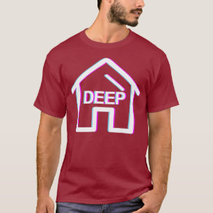 Deep House Music Vaporwave Glitch EDM Älskare DJ T Shirt