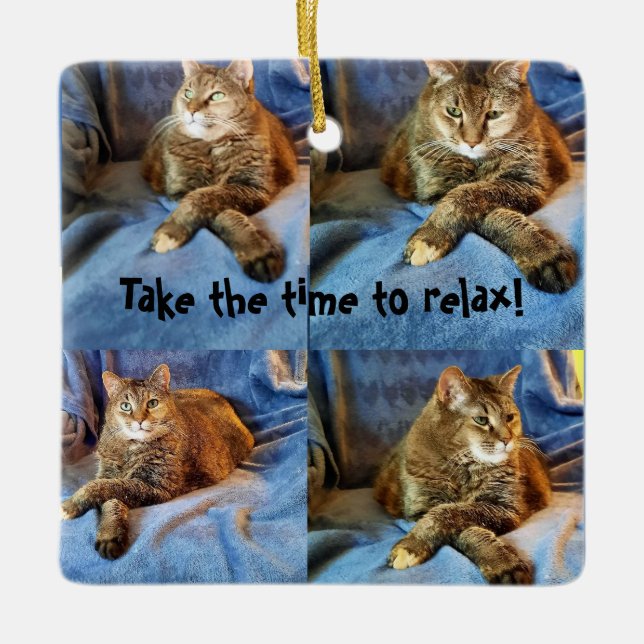 DEEP I TANKE KATTUNGE JULGRANSPRYDNAD KERAMIK (Framsida)