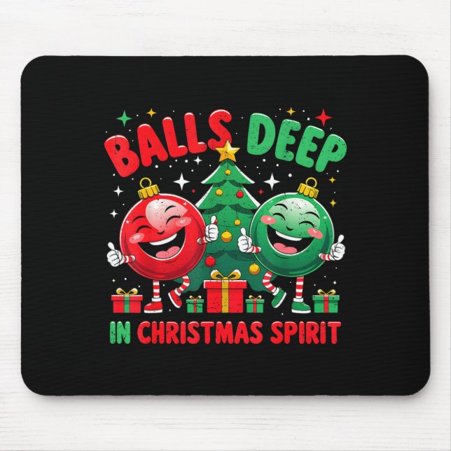 Deep In Christmas Srit Funny Ornament  Musmatta (Framsidan)