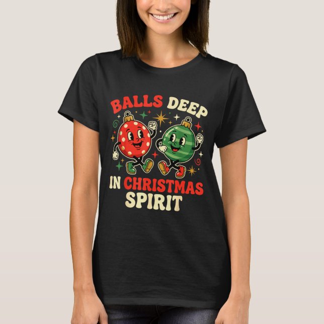 Deep In Christmas Srit  T Shirt (Framsida)