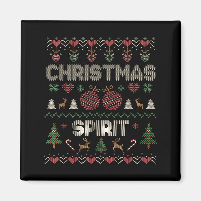 Deep In The Christmas Srit Couple Matching Christm Magnet (Framsidan)