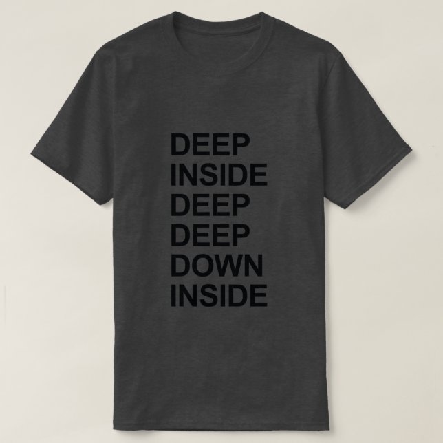 DEEP INSIDE I KÄRLEK HOUSMUSIC T SHIRT (Design framsida)
