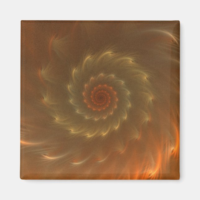 Deep Lava Whirlpool Magnet (Framsidan)