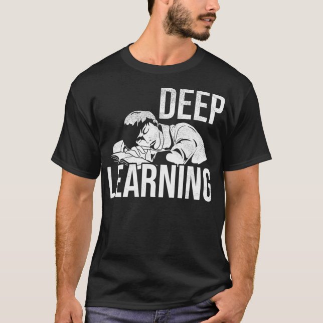 Deep Learning Data Computer Science Programming T Shirt (Framsida)
