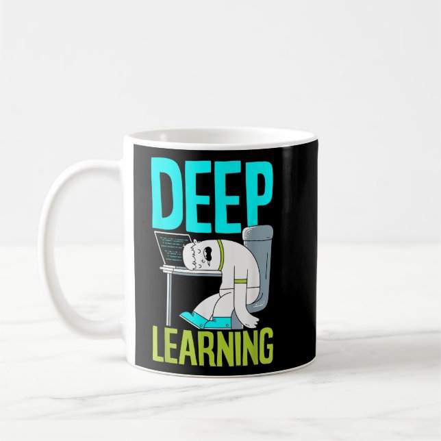 Deep Learning Funny artificiell Intelligence Machi Kaffemugg (Vänster)