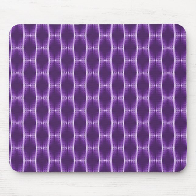 Deep Lila Metallic Rosett band Mousepad Musmatta (Framsidan)