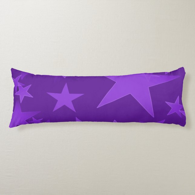 Deep Lila Star Body Pillow Kroppskudde (Framsidan)