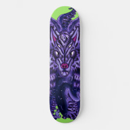 Deep Lila Varg Tulu Mini Skateboard Bräda 18,5 Cm
