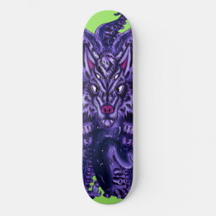 Deep Lila Varg Tulu Mini Skateboard Bräda 18,5 Cm