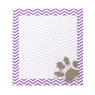 Deep Lilac Chevron Anteckningsblock