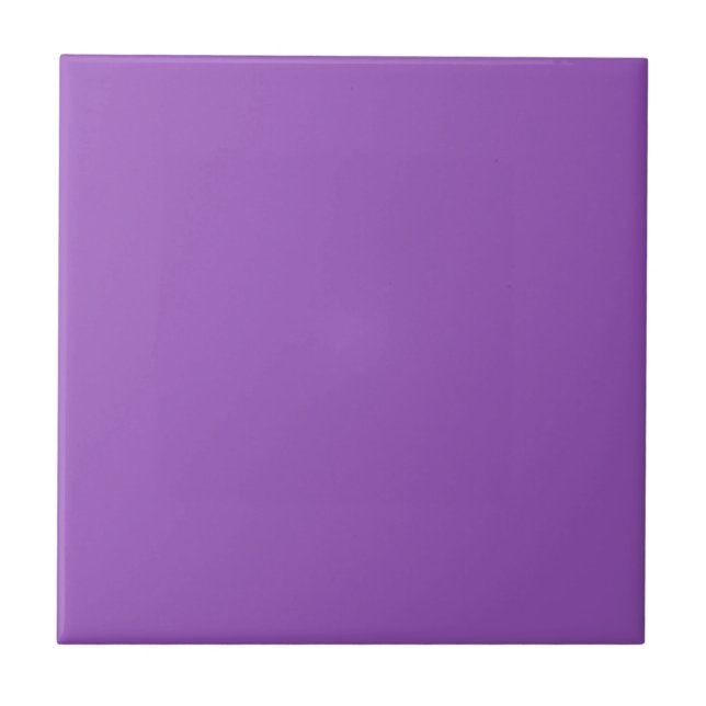 Deep Lilac Solid Färg Kakelplatta (Framsidan)
