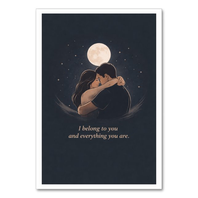 Deep Love Illustration Bordsnummer (Framsidan)