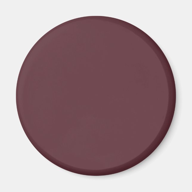 Deep Maroon Solid Color Magnet (Framsidan)