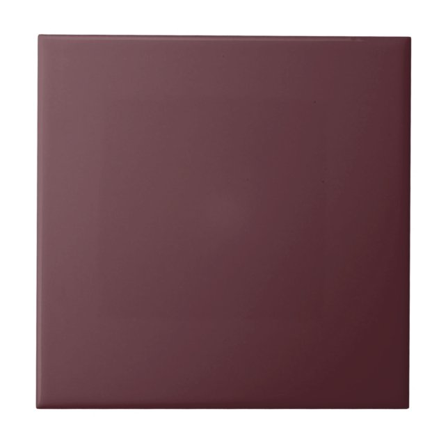 Deep Maroon Solid Färg Kakelplatta (Framsidan)
