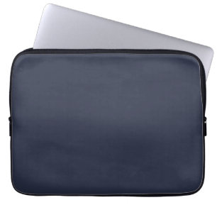 Deep Navy Mörk blått Solid Trend Färg - bakgrun Laptop Fodral