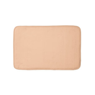Deep Peach Solid Färg Badrumsmatta