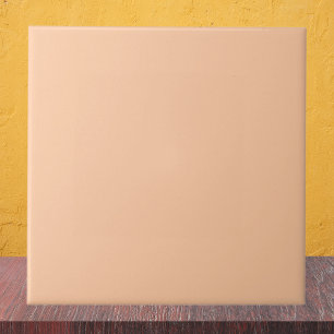 Deep Peach Solid Färg Kakelplatta