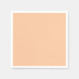 Deep Peach Solid Färg Pappersservett