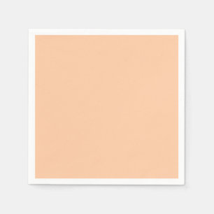 Deep Peach Solid Färg Pappersservett