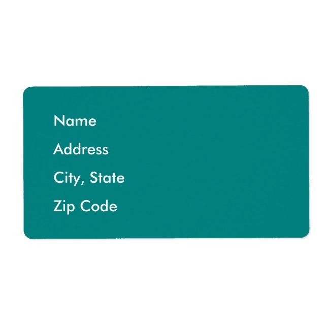 Deep Peacock Blue Fraktsedel (Framsidan)