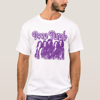 DEEP PURPLE BAND MERCH PORTRÄTT T SHIRT