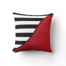 Deep Red and Black and White Rand Reversible